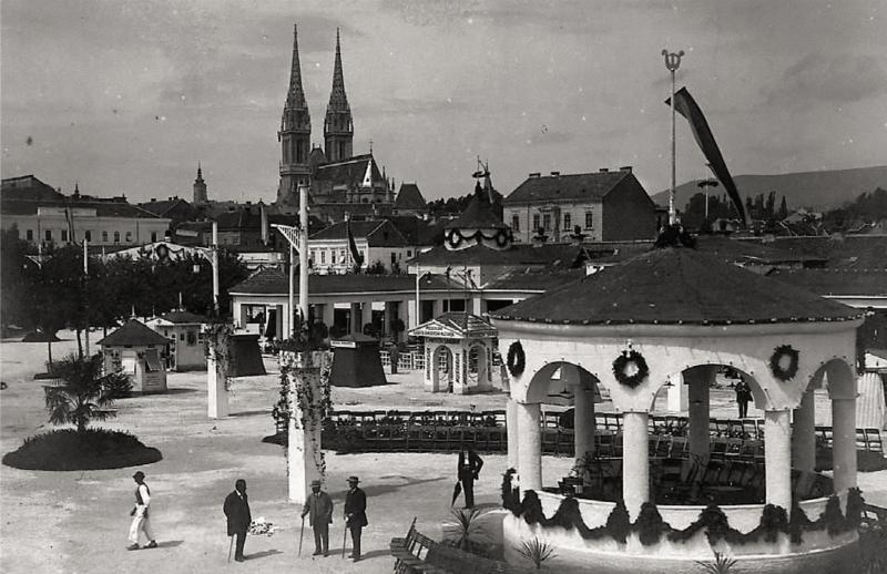 Zagrebački zbor 1910. godine. Martićeva ulica